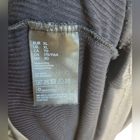 H&M Black Maxi Maternity Dress Womens Size XL - Picture 5 of 5